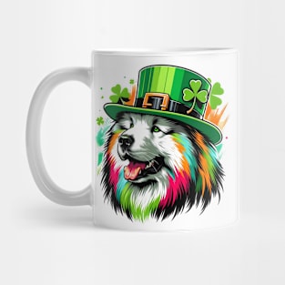 Eurasier Dog Celebrates Saint Patrick's Day Mug